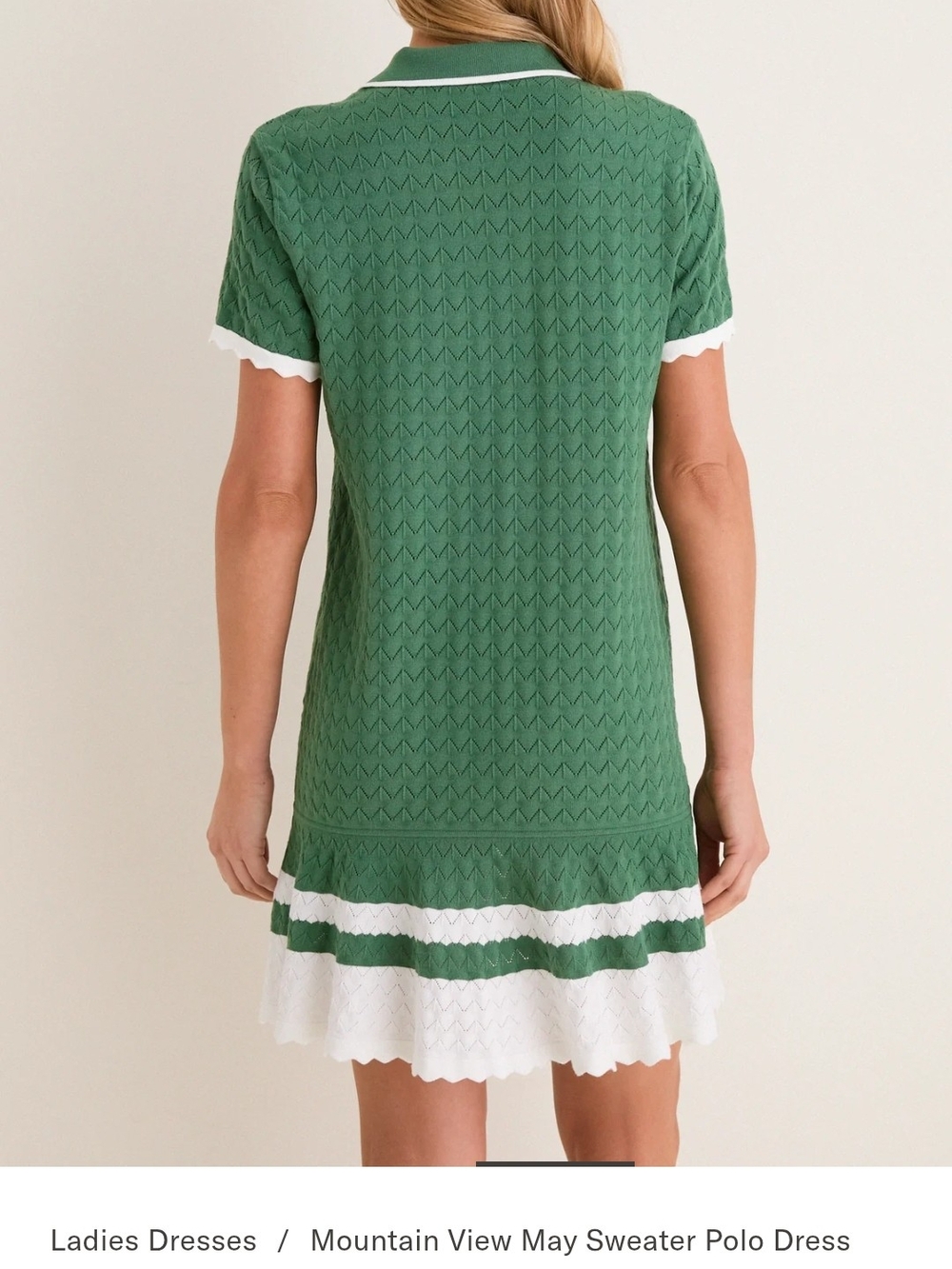 Nwt Tuckernuck Mountain View May Sweater Polo Dress Size LG - Picture 4 of 8